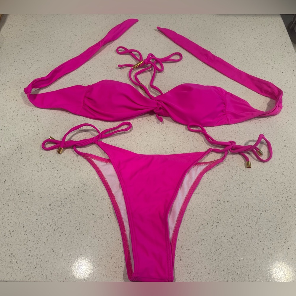 Vibrant Pink Bikini Set